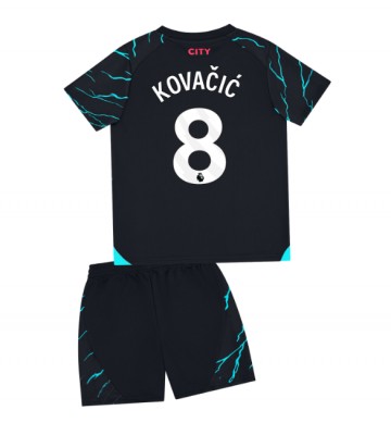 Manchester City Mateo Kovacic #8 Tredje trøje Børn 2023-24 Kort ærmer (+ korte bukser)